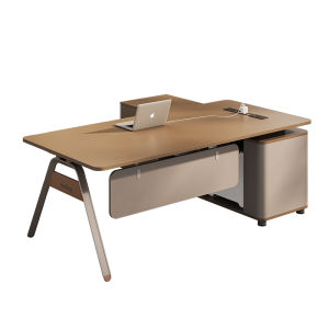 Modern Minimalist Office Desk Managers Executive Individual Boss Small Office Furniture Large Desk L-Shaped Structure