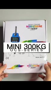 MINI 300 kg Timbangan Gantung Besi Digital LED Orange LCD Smart Hook Mini Crane Scale Hanging Kapasitas 300Kg