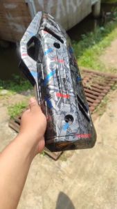 FORGED MERAH BIRU TUTUP TAMENG KNALPOT PCX 160 VARIO 160 AIRBLADE