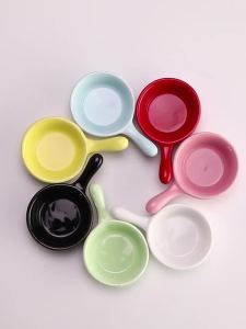 Nurm Ceramic Seasoning Dish with Handle Creative Mini Design