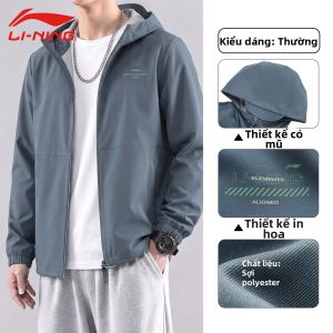 Li-Ning | Áo Khoác Thể Thao Có Mũ Trùm Đầu Thoải Mái