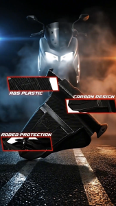MOKOTO ELITE NMAX V3 STANDARD TIRE HUGGER COVER CARBON/MATTE BLACK MUDGUARD PROTECTOR COVER FOR NMAXV3 MOTORCYCLE 1PC
