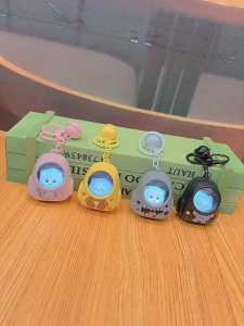 FR-C1372 Gantungan Kunci Lampu Backpack Cat Astronot / Keychain With Night Lamp Karakter