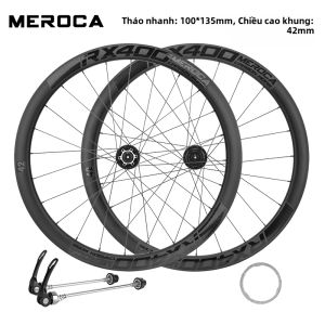 MEROCA | Bộ Lốp Đạp Xe Đường Phố Sợi Carbon Dành cho Cả Hai Loại Lốp