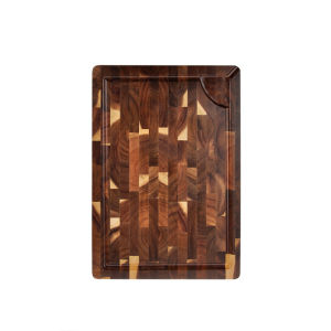 Acacia Wood End Grain Chopping Blocks Wooden Cutting Board Organic Cheese Butcher Board Square Kitchen Natural Cooking Boards