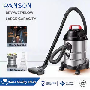 PANSON Vacuum Cleaner Stainless 3IN1 Wet/Dry/Blow Pampatanggal alikabok Vaccum Cleaner for Bed Home