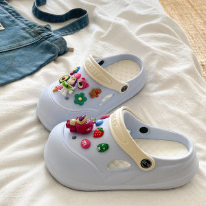 Anti-Slip Summer Soft Bottom Sandals Womens Flip Flops Beach Casual EVA Comfortable Slip-On Shoes with Head Covering