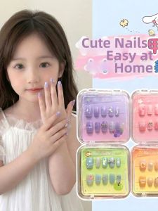 ENEN | Cute Cartoon Design Removable Nail Stickers Set