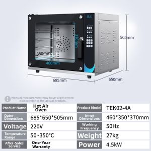 Large Capacity Electric Oven for Baking
