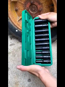 reaim Impact Socket Set – 10PCS (8–24mm) / 20PCS (8–32mm) Deep Box Wrench Set with Converter & Reducer