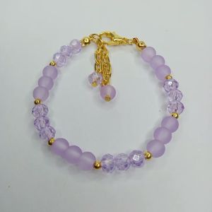 Gelang Mutiara Mix Kristal Premium Gelang Tangan Rantai Gold
