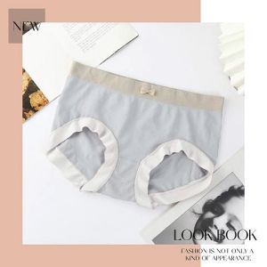 Zishop .พร้อมส่ง กางเกงในผู้หญิง งานผ้ายืดขอบนิ่ม ใส่สบายด้วยเนื้อผ้าบางเบา ไม่รู้สึกแน่นอึดอัดเวลาใส่ มีหลายโทนสีให้เลือกกดสั่ง