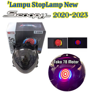 Lampu stoplamp New Honda Scoopy 2020-2023 3 in 1