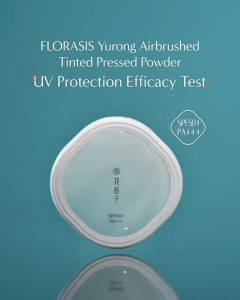 花西子Florasis Yurong Airbrushed Tinted Compact Powder SPF50+PA+++ – Full Coverage Blurring Effect & Long-Lasting Matte Glow 9g