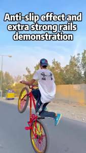 Funsea Bicycle Saddle: Wheelie Black & Flannelette Bike Seats