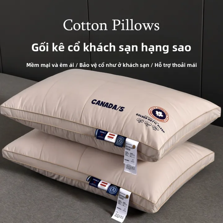 SHANGXITANG | Gối Hỗ Trợ Cổ Bằng Bông Đậu Nành | Lazada.vn