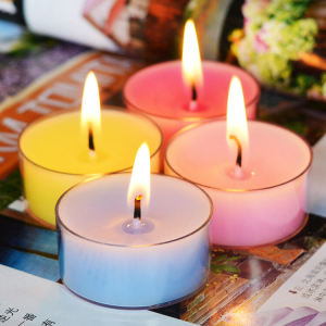 50 Aromatherapy Candles Romantic Candlelight Dinner Layout Props Emotional Atmosphere Confession Couple Wax Seal For Home