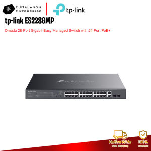 tp-link ES228GMP Omada 28-Port Gigabit Easy Managed Switch with 24-Port PoE+ | EJDalanon Enterprise