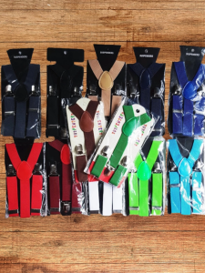 Baby Kids Solid Color Elastic Suspenders