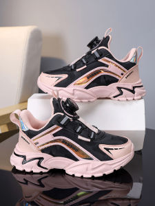 Bobdog Kids Sport Shoes Waterproof Leather Upper Casual Girls Shoes Spring Autumn Seasonal Childrens Footwear