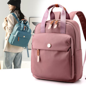 【Colorful Fox】vải Nylon chống thấm nước bền và chống mòn Ba lô đựng laptop dung tích lớn