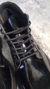 Sepatu Pantofel Formalia PDH Kulit Premium Tersangkut Hitam Kilap Elegan Ukuran 40-44