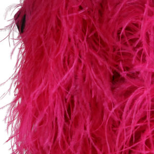 2M High Quality Green Ostrich Feather Boa Trim 1/3/6/10/20Ply Fluffy Plumes for Wedding Dress Decor Costume Sewing Craft