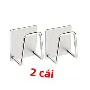 1-2 Chiếc Giỏ Dây Bằng Thép Không Gỉ Tự Dính Bồn Rửa Chén Giá Xốp Thoát Lưu Trữ Giá Đỡ Có Móc Treo Tường Nhà Tổ Chức Cho Bọt Biển Bàn Chải Và Vớ