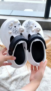 UoMeAi Sandal Baim Wanita Wedges Sandal Kodok Fuji Bahan EVA Classic Bae Clog Platform