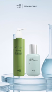 Bộ đôi làm sạch sâu & thu nhỏ lỗ chân lông oh!oh! BHA 2% Toner : b 75ml & oh!oh! Microx Cleanser 150g