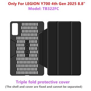 AJIUYU | For Lenovo LEGION Y700 2026 Case 3rd 4th 5th Generation 8.8" TB323FU TB322FC TB321FU Tablet Stand Cover Y700 Gen 5 Gen 4 3 8.8"