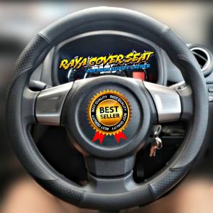 Sarung stir semua jenis mobil universal  black hole