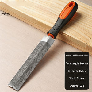 6 Inch Diamond Triangle Saw File Bearing Steel Wood Rasp for Sharpening Saw Blade Woodworking Metal Tools Garden Carving