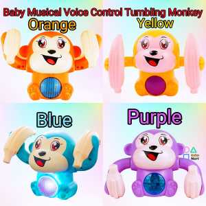Baby Musical Voice Control Tumbling Monkey Monyet Bergerak Bayi Kawalan Suara
