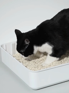 Tofu Litter Absorbent Cat Sand Cat Litter 6L Activated Charcoal Tofu Mixed Cat Litter for Deodorization