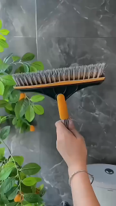 *Ready Stock*Three-in-one Floor Crack Brush Household Wall Corner Gap Brush Multifunctional Bathroom And Toilet Tile No Dead Angle Floor Brush Cleaning Artifact
