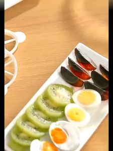 1 ชิ้น 3 ใน 1 เครื่องตัดไข่เครื่องตัดไข่อเนกประสงค์ครัวสร้างสรรค์เครื่องมือ