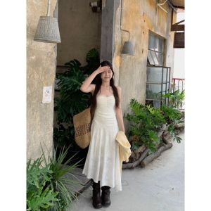Embroidered Bustier Elegant Slimming Womens Dress