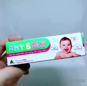 Lăn Muỗi AMY BABY Bi Lăn 10ml – Không Dính Tay Dịu Nhẹ Cho Bé