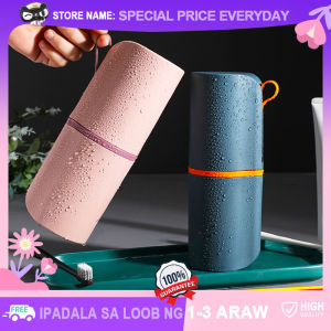 Toothbrush and Toothpaste Holder Storage Boxes Japanese Original Portable Travel Washing Case Business Trip Camping Household Toothbrush Cups Bathroom Toothpaste Organizers
