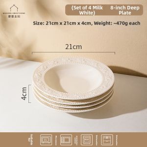 MODERN SWEETHOME | Beautiful Straw Hat Style Dish for Food and Fruit Plates