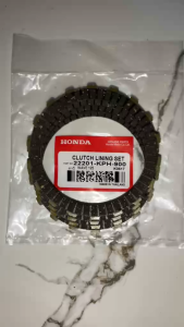 Clutch Lining Set Honda Xrm125 / Wave125 / Rs125 (4PCS) 22201-KPH-900 Thailand