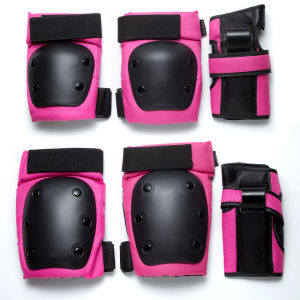 6 in 1 Knee Pads Elbow Pads with Wrist Guards Youth Adult Skateboard Skate Pads Protective Gear Set for Skateboarding Skating