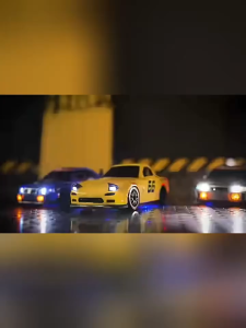 JDM RC Drift Car 4WD Proportional Throttle High-Capacity Batteries Precision Drift Control Left/Right Lights and Fog Lights Pop-Up Headlights Ultimate 2-Car Drift Set Ready Stock Malaysia