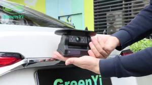 GreenYi 5G WiFi HD Solar Car Camera 100M Magnetic Base Wireless AI Blind Spot Alarm Backup For Bus Van Truck RV Front Rear View