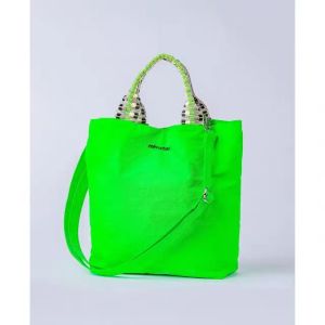 Ultra-Light Fluorescent Green Tot Bag Dopaamine Handbag Shoulder Bag Underarm Crossbody Bag for Young Men And Women
