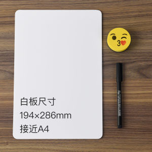 Tiny Whiteboard Desktop Erasable Writing Board Note Board Handwriting Board A4 Draft Board