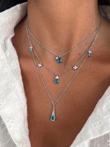 CAFFTI | Luxury Minimalist Zircon Necklace For Women Layered Chain