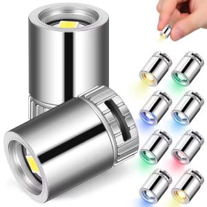 10Pcs Miniature LED Lights Electroplating Muti-Color Light Changing Tiny Light for Hand Craft DIY Dollhouse Balloons Party Decoration