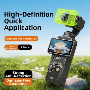 xilixili | Anti-Reflective Anti-Fingerprint Screen Protector for DJI Pocket 4/3 Gimbal Camera with Dust Remover